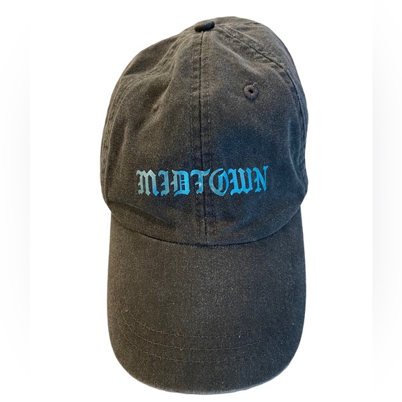 Adams Other - Vintage MIDTOWN Sacramento CA Dark Gray Strap Back Cotton Baseball Hat SAC RARE